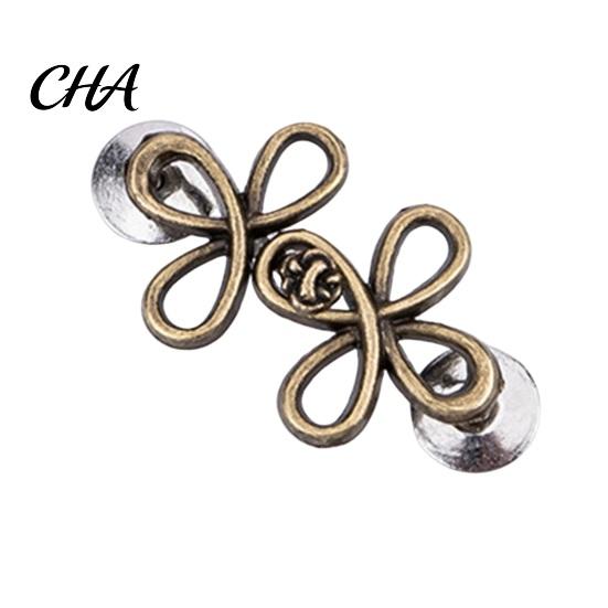 No Nail Waist Buckle Six-Leaf Pants Tightener Button, Detachable Loose Jeans Button Pin, Easy Sewing Required Clothing Accessories