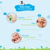 Mamaearth Milky Soft Baby Face Cream For Dry Sensitive Skin With Milk Protein & Shea Butter 60g | Gentle Moisturizer For Babies
