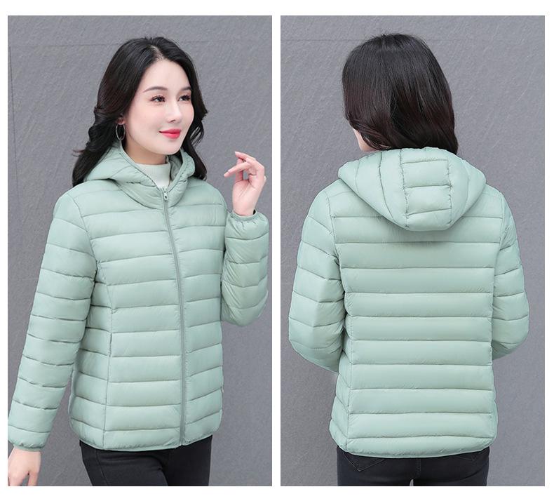 Women's Quilted Cotton-Padded Coat, 2024 Fall/Winter New Style, Loose Fit, Plus Size for Middle-Aged Moms.