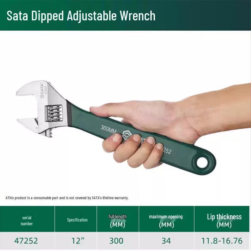 SATA Multi-Function Adjustable Wrench