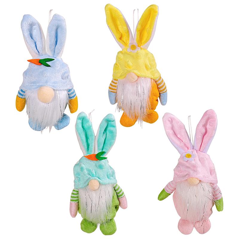 Velikonoční Králíček Gnóm Barevný Králíček Plyšový Závěsný Sváteční Party Potřeby Plyšový Králík Goblin Dekorace Pro Obývací Pokoj Poličku Dům