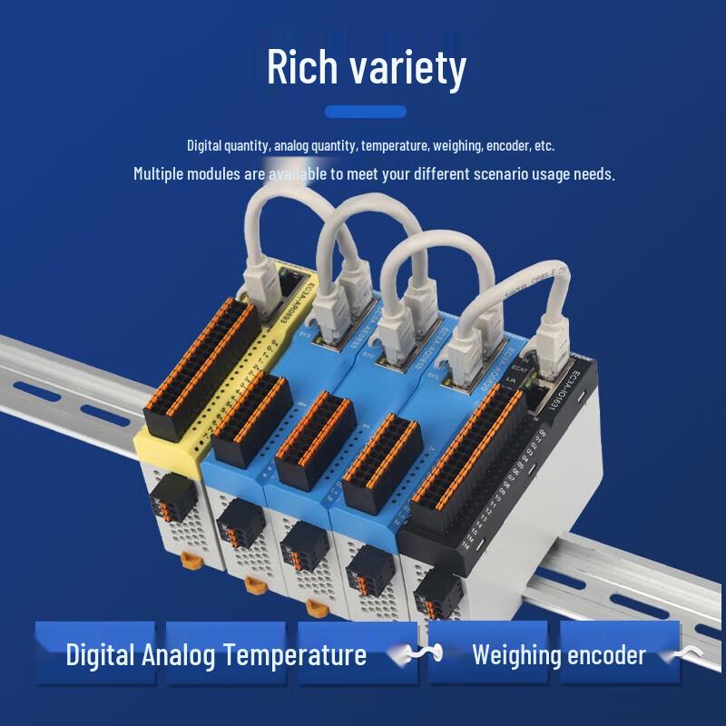 AIMOXUN EtherCAT Remote IO Module with Built-in Switch