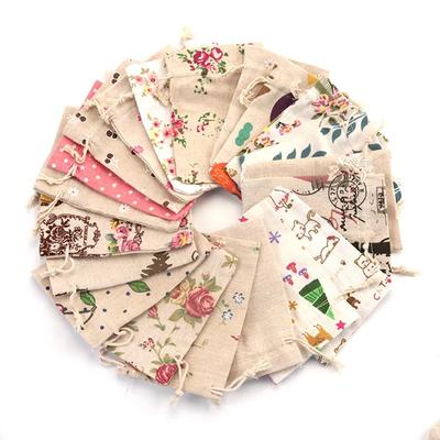 (10x14cm) Cute Cartoon Travel Storage Bag Cotton Drawstring Bag Pouches Candy Favor Holder Jewelry Party Gifts Bag 10pcs/lot