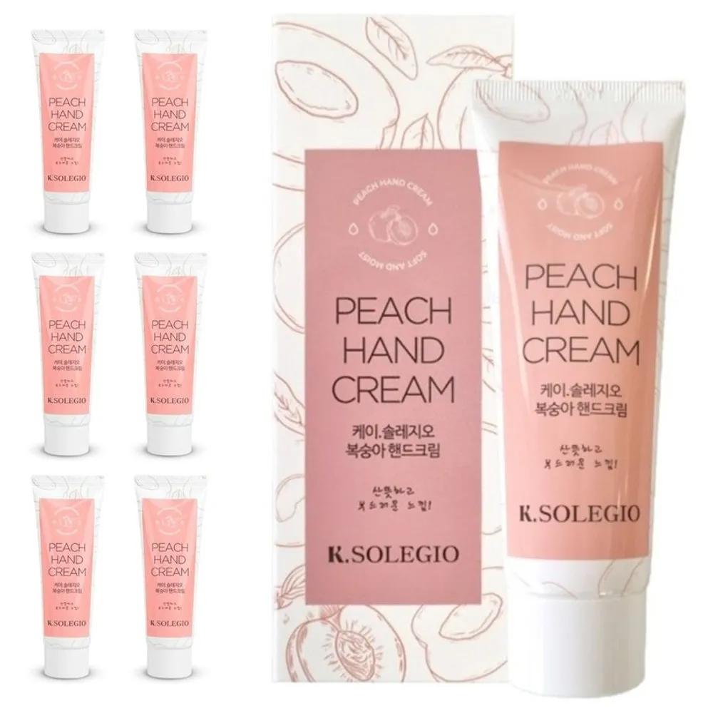 

K.SOLEGIO Peach Hand Cream 80ml x 6 Pack