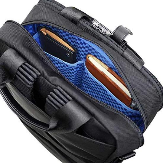 STARTTS SUV 3-Way Business Bag, Vertical Briefcase, Shoulder Bag, Backpack, Black, SU-02-BK