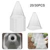Plastic Plant Bells Transparent Dia 7.7 Inch Greenhouse