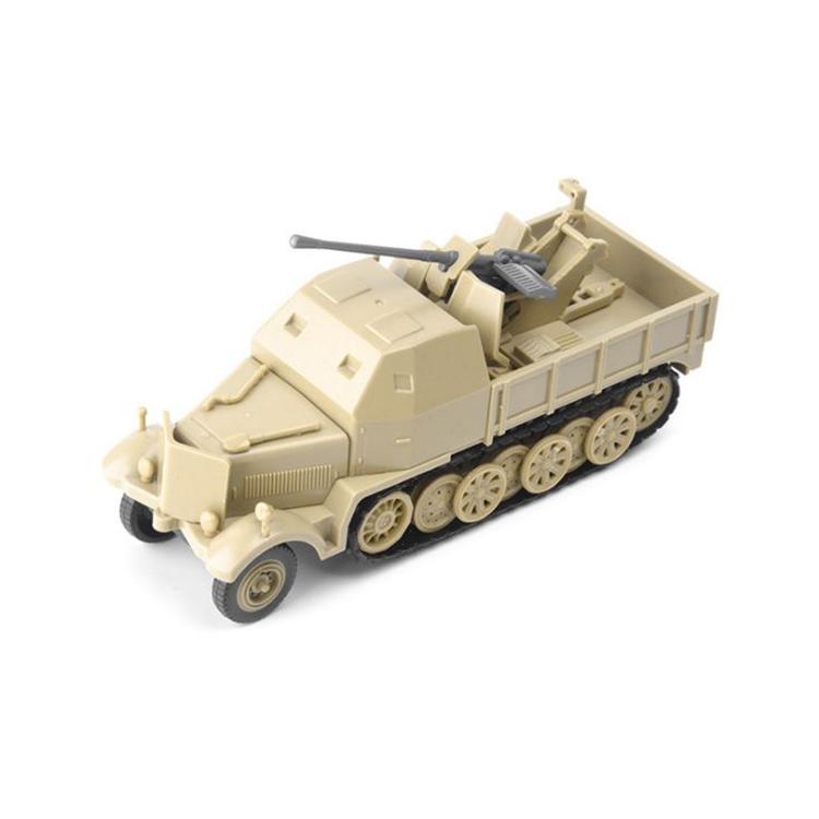 1/72 Niemiecki Półgąsienicowy Sd.kfz.251 z II Wojny Światowej Model Wojskowy do Montażu Czołg Ciężarówka Samochód Działowy Puzzle 4D Model Plastikowy Zabawki