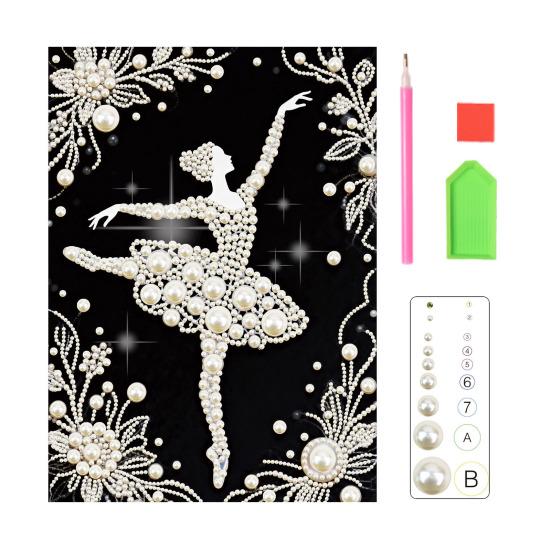 DIY Parel Schilderen Kit 3D Kunstparel Ambacht Bloemen Fee Balerina Ontwerpen Muurkunst Ambachtskit voor Volwassenen Huis Woonkamer Slaapkamer Decoratie