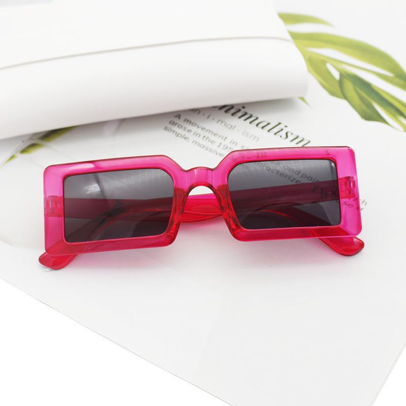 Square Sunglasses Women'S Small Frame Sunglasses Trendy Catwalk Sunglasses Street Shooting Retro