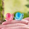 Glow in The Dark Tiny Snail Miniature Figurines Snail DIY Ornament Accessories for Home Micro Fairy Garden Landscape Decor