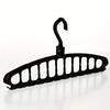 Rotating Foldable Clothes Hanger 11 Hole Multi Purpose Drying Rack Plastic Scarf Organizer Space Saving Closet Storage Hangers