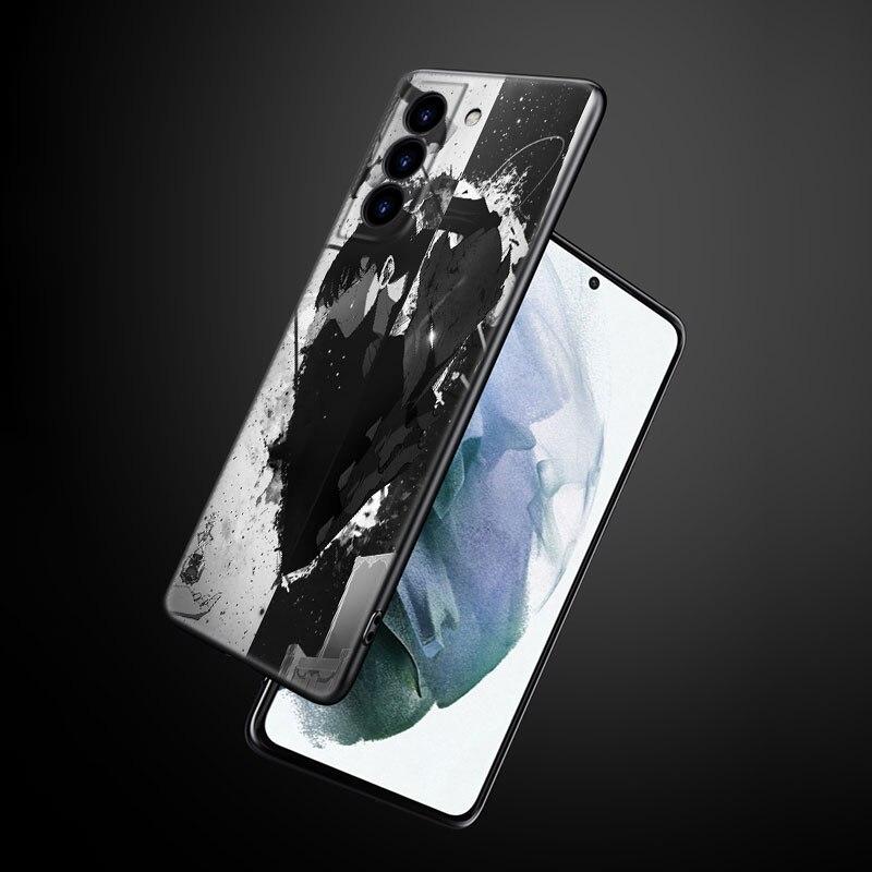 Anime Solo Leveling Handyhülle für Samsung Galaxy S22 Pro S21 S20 Ultra FE S10 Lite 5G S10E S9 S8 Plus Weiche schwarze TPU-Hülle