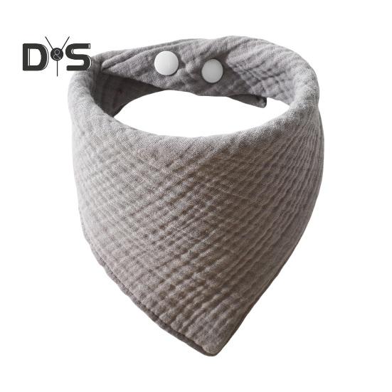 Baby-Lätzchen, Baby-Bandana, Sabberlätzchen, einfarbig, verstellbar, wiederverwendbar, mit Knopf, fest, aus Baumwolle, Speicheltuch für Kleinkinder, Baby, Kleinkind, Zahnen, Schürze, Geschenk zur Babyparty