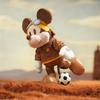 Plyšová panenka Mickey Mouse Pilot s pohyblivými klouby pro sběratele a děti