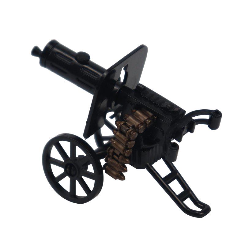 MOC Militär SWAT Waffe WW2 Spielzeugpistole Sandsackkanone Bausteine Ziegel Spielzeug für Kinder Kinder Geschenke DIY Spielzeug Militär