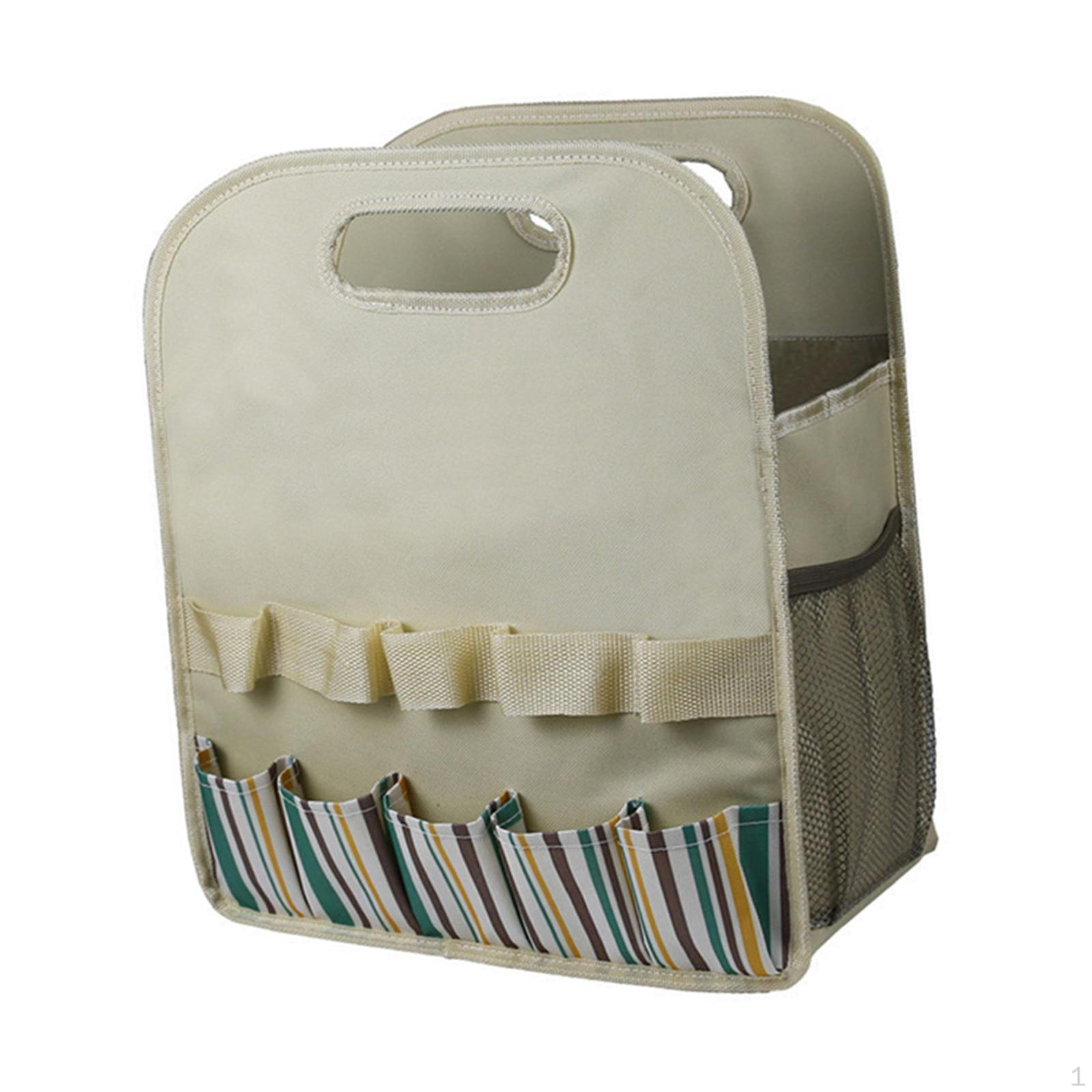 

Садовая сумка для хранения, органайзер для инструментов, прочный портативный легкий вес хаки