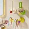 L-Shape Hook Punch-Free Wall Mounted Hanger For Hair Hoop Coats Hats Towels Clothes Hook Kitchen Bathroom Hanging Accessories