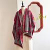 Luxury Brand Cashmere Women Butterfly Print Scarf Winter Warm Shawl and Wrap Bandana Pashmina Female Foulard Blanket Poncho