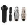 Pneumatic Brake Bleeder Fluid Replacement Tool Set for Car with 4 Master Cylinder Adapters for Single Person Brake Bleeding