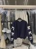 2024 Spring Korean Bow Tie Loose-Fit Sweatshirt – Long-Sleeved, Round Neck for Women