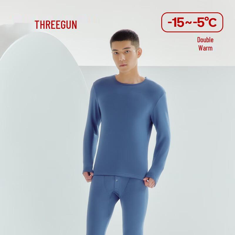 Мужской и женский комплект толстого теплого термобелья Threegun XL