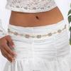 Ingemark Luxury Full Rhinestone Waist Belly Belt Chain Women Summer Beach Bikinis Sexy Adjustable Wasitband Rave Body Jewelry