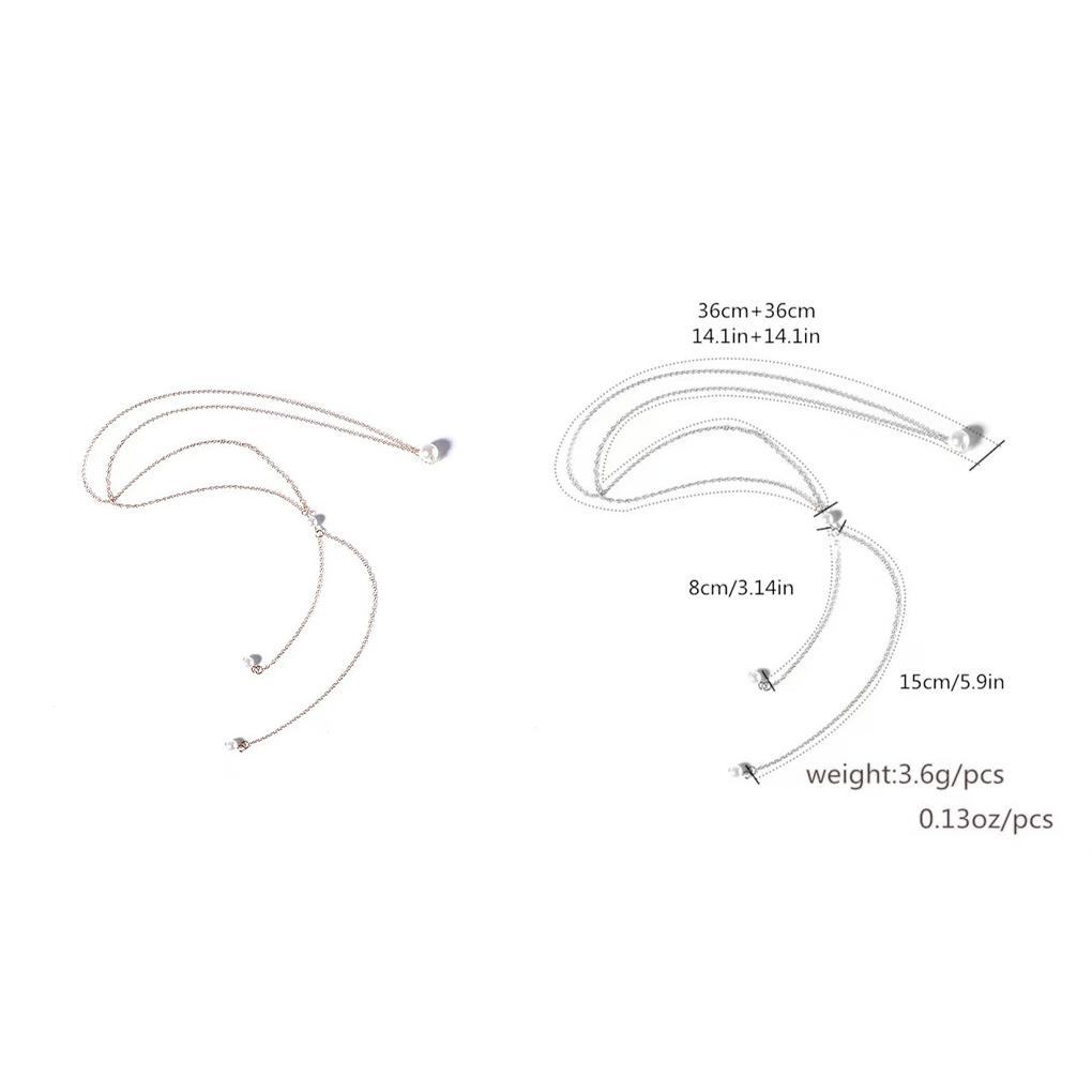 Alloy Women Slider Necklace Chain Replacement Adjustable Stylish Decorative Ladies Choker Jewelry Birthday Gift