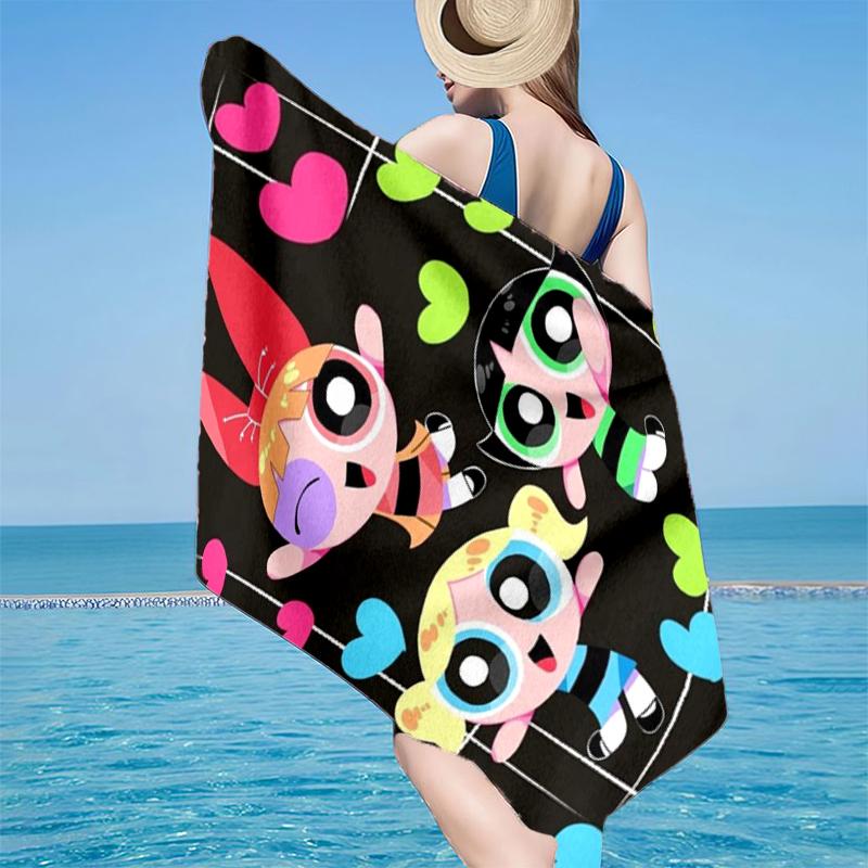 Power Police Adventure Beach Towel, Super Soft Microfiber, Gift for Her/Him, Birthday, for Pool, Beach, Travel, Home Decor Fan Gifts