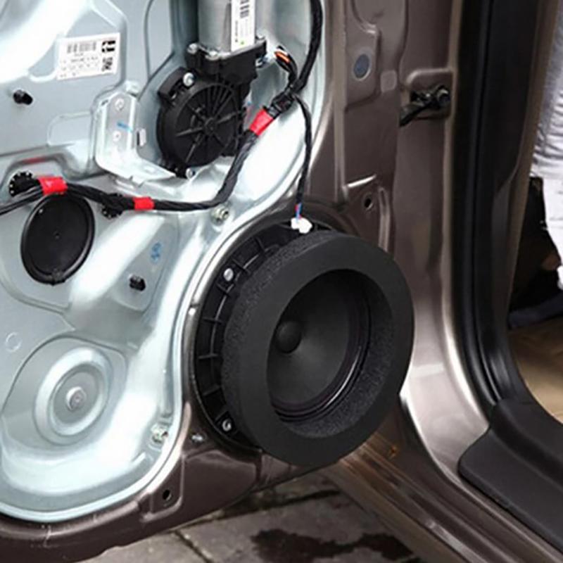 1Pc 6.5 Inch Universal Car Speaker Ring Soundproof Sponge Pad Car Accessories