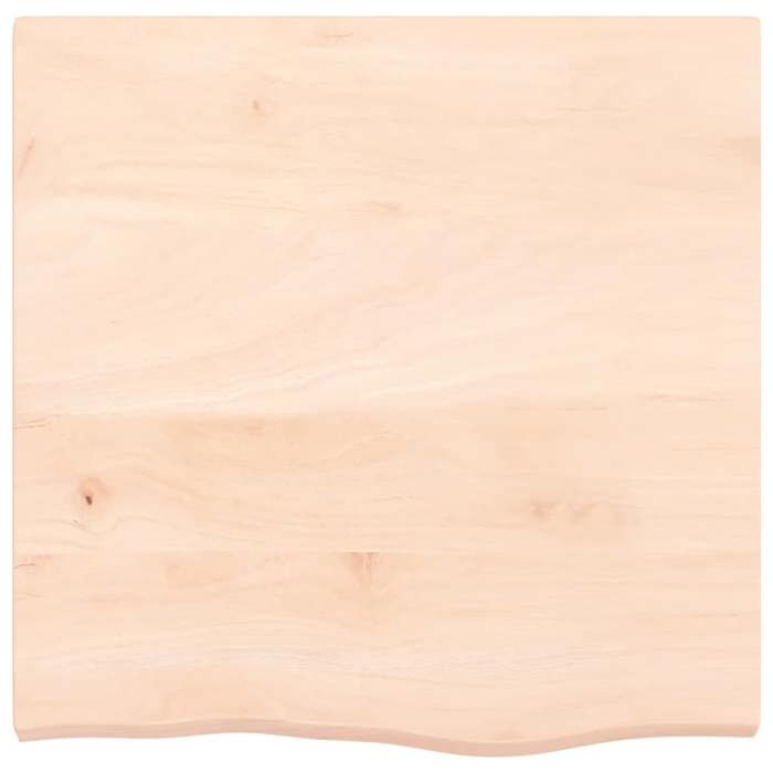 VidaXL Comptoir de salle de bain 60x60x4 cm bois massif non traité 3156015