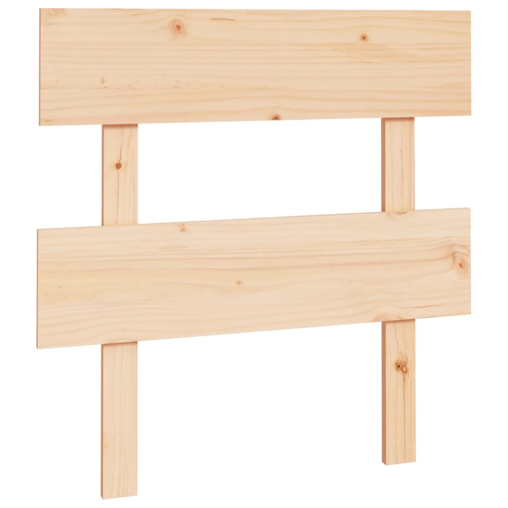 Vidaxl Wezgłowie Łóżka, 93,5X3X81 Cm, Lite Drewno Sosnowe