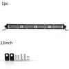 slim LED Light Bar  Single Row  led Work Lighting Roof Bumper Lamp Offroad for 4x4 Trucks SUV
