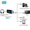 Bluetooth-Sender 5.0 + EDR-Audioadapter für TV-PC-Kopfhörer 3,5-mm-Buchse AUX USB-Stereo-Musik-Wireless-Adapter Plug & Play