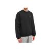 Nike Logo Print Crew Neck Loose Long Sleeve Sweatshirt Men Sweatshirts Black CQ4004-010