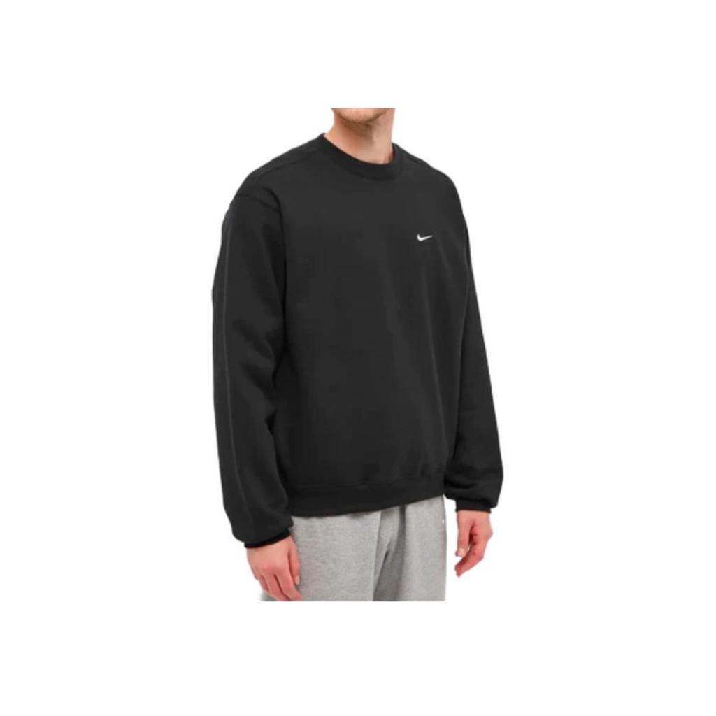 Nike Hanorac cu mânecă lungă, cu imprimeu cu logo, cu decolteu triplu, Hanorac pentru bărbați, negru CQ4004-010