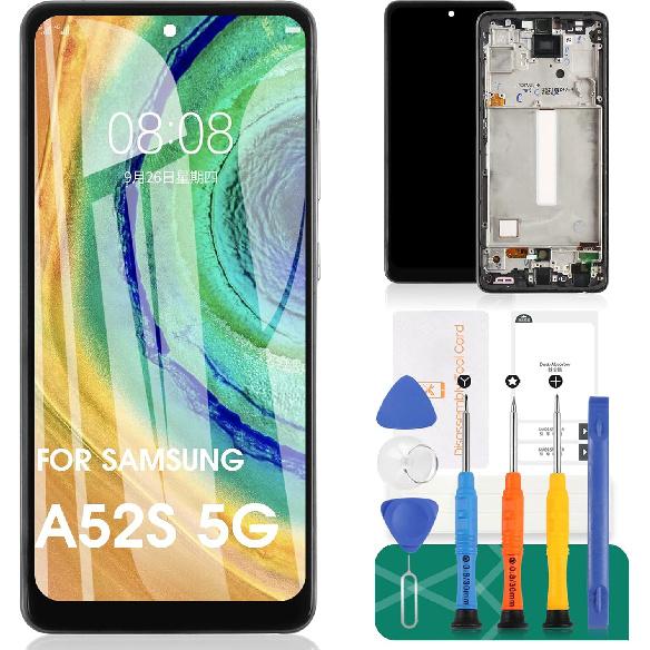 

TFT для Samsung Galaxy A52s 5G Замена экрана для Galaxy A52s 5G ЖК-дисплей для SM-A528B SM-A528B/DS Дигитайзер Сборка сенсорного экрана Запасная часть для ремонта