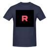 Funny Letter R Team Rocket Logo Unisexs Printed TShirt Unisex T shirtAnime