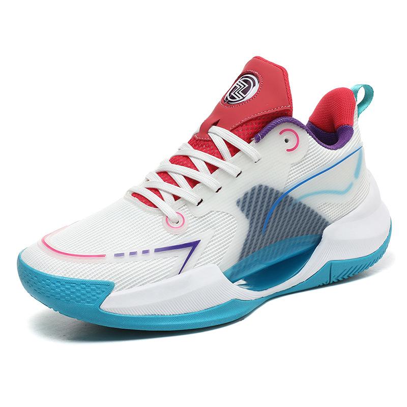 Basketball Shoes Men's MD Mesh Breathable Ultra-light Men's Sports Sports Students' Casual Running Trendy Shoes Women's Actual Combat Shock-absorbing