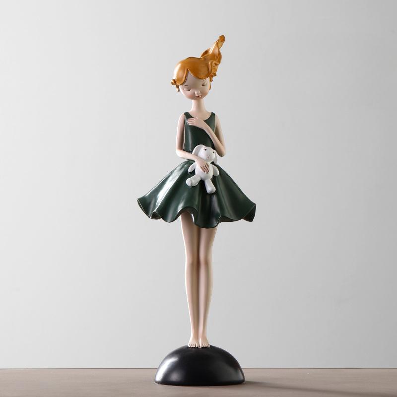 

Милая девочка, сердечко, девочка, маленькие украшения из смолы, креативные детские комнаты, тумба под телевизор, настольные мягкие украшения