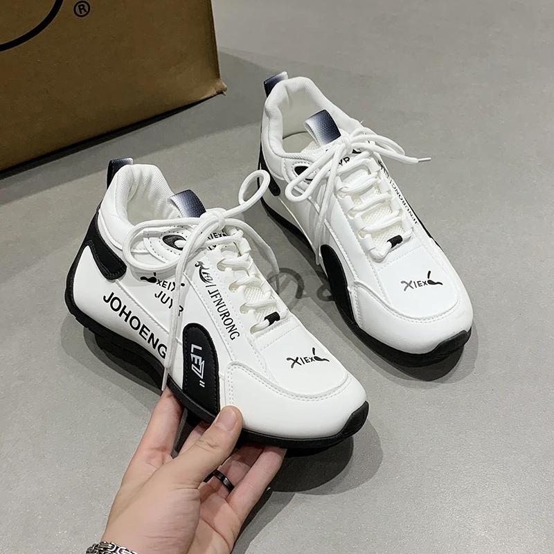 Fashion Sneakers Women Autumn Fashion Ladies Casual Sneaker Mesh Breathable Lace Up Women's Sports Shoes Platform Walking Designer Shoe