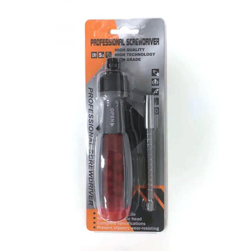 10-in-1 Multi-Angle Ratchet Screwdriver with Phillips, Flathead & Specialty Heads