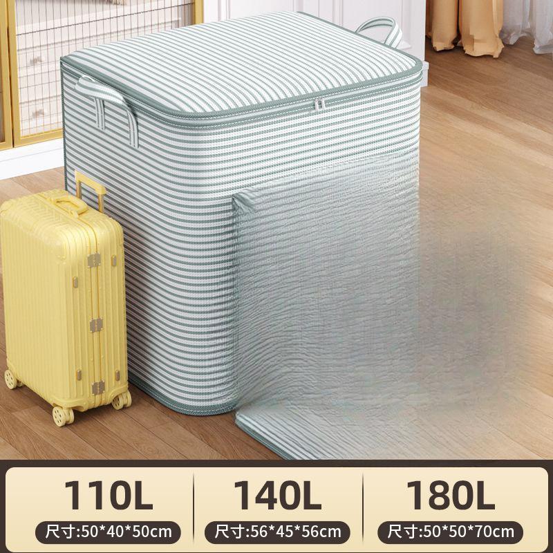 Verdickte Multifunktionale Tragbare Aufbewahrungstasche mit Großer Kapazität für Kleidung, Baumwollquilts, Organisationstaschen, Wasserdichte Aufbewahrungstasche