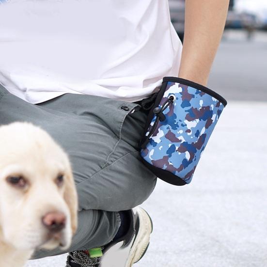 Yousheng Waterproof Pet Snack Bag Large Capacity Portable Dog Training Pocket Bag with Elastic Cord And Safety Clip for Training Essential