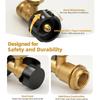 Leak-proof Propane Tank Connector Propane Tank Refill Adapter  Propane Tank Filling Accessory