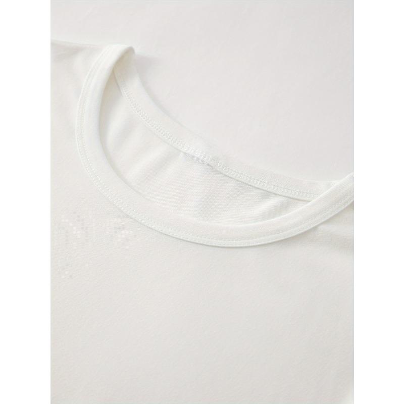 Womens Exquisite Print Round Neck Short Sleeve T Shirt Soft Breathable Comfy Fabric Stylish Casual Elegant Summer Autumn Daily Outdoor Sports