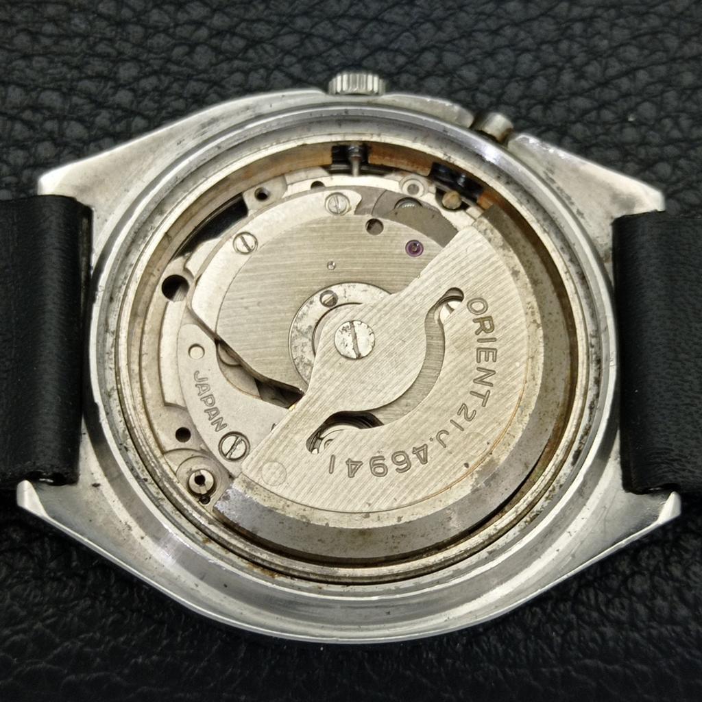 VINTAGE ORIENT CRYSTAL AUTOMATIC 46941 JAPAN MENS ORIGINAL DIAL WATCH A700722-5 R204-a700722