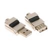 1Pc  Metal Case USB 2.0 Male Female Phone Keyboard Mouse Fast Charging Wire Connector USB Solderless Plug DIY Wiring Terminal