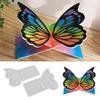 Versatile Silicone Butterfly Shaped Mold for Bookshelves Epoxy Resin Bookrack Decoration Mold Jewelry Making Supplies