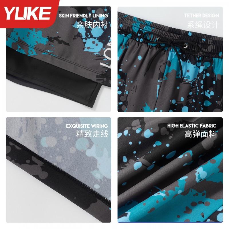 Mens Quick-Dry Board Shorts Swimwear Set Beach Swimming Surfing Water Sports