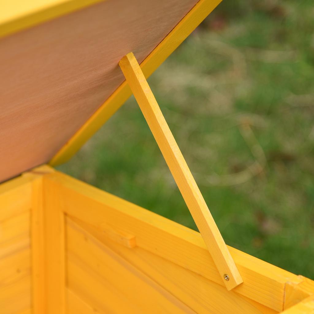 Pet Kennel House Made of Fir Wood 70 x 51.5 x 60cm